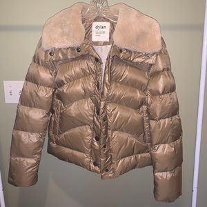 Dylan (By True Grit)- Medium Tan Puffer Jacket